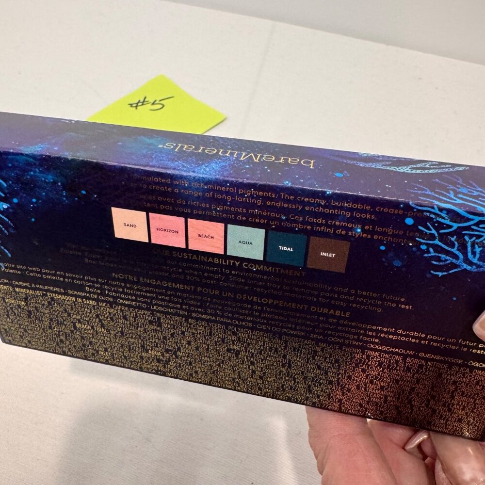 NEW Bareminerals eyeshadow palette Ocean Wonders, Brushes, Fancii Lumi Compact M - Picture 4 of 12